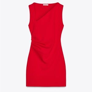 Zara Ruched Mini Dress
